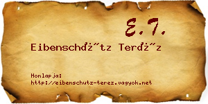 Eibenschütz Teréz névjegykártya